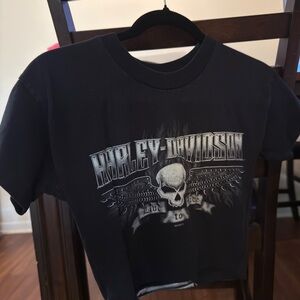 Harley-Davidson Kids Black Skull Graphic Tee